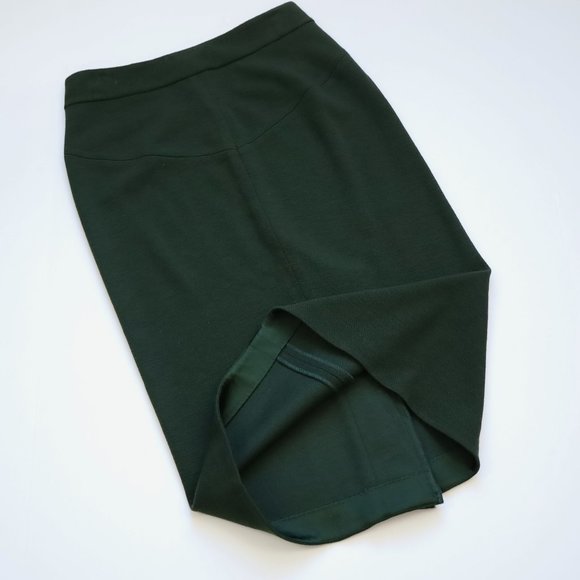 Diane Von Furstenberg Dark Green Pencil Skirt - Picture 5 of 8